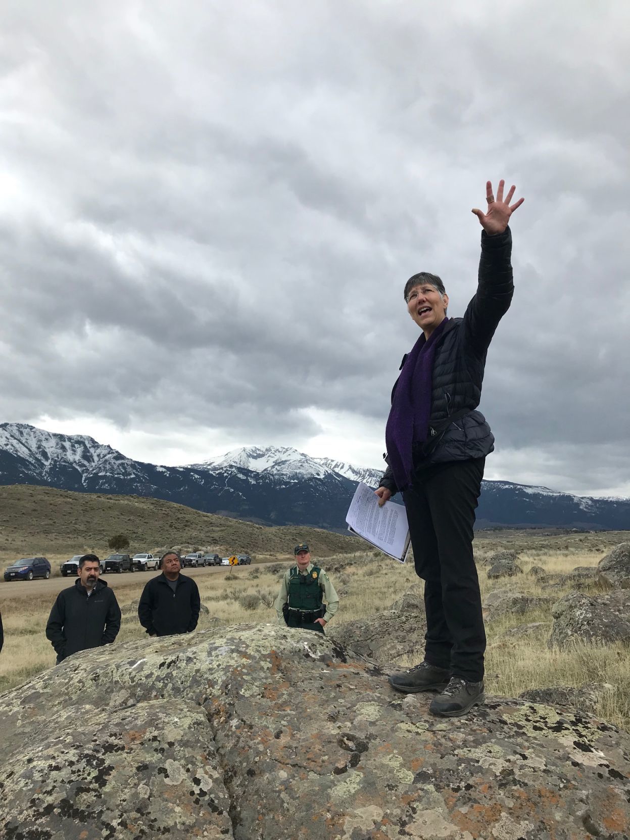 Boulder pulpit